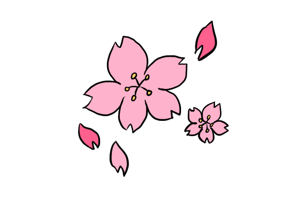桜のイラストの書き方 手書きで簡単に描く方法は 花びらとつぼみを描いてみよう せんろぐ情報