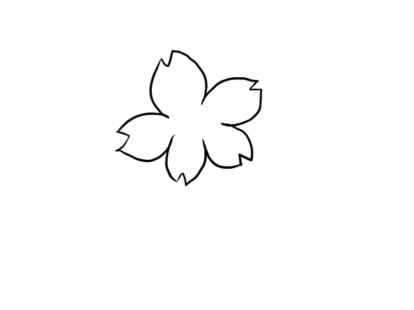 トップ100手書き 桜 イラスト 簡単 アニメ画像