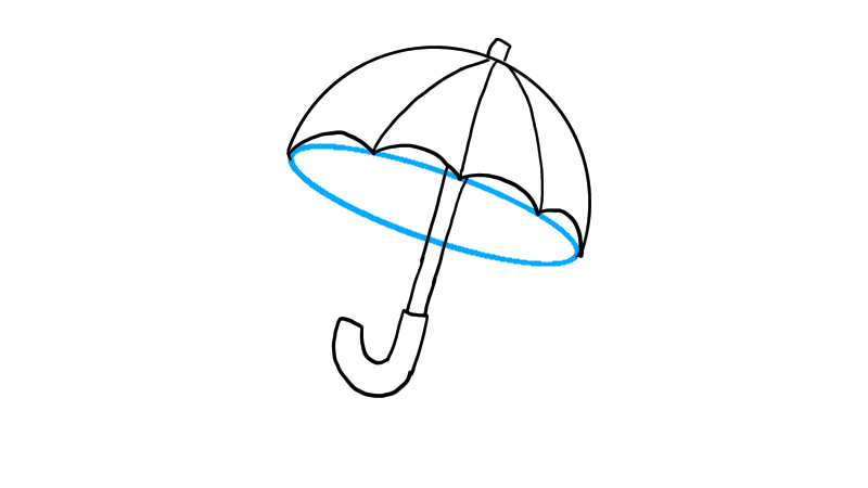傘のイラストの書き方は 手書きで簡単にかわいい傘を描こう 梅雨 せんろぐ情報